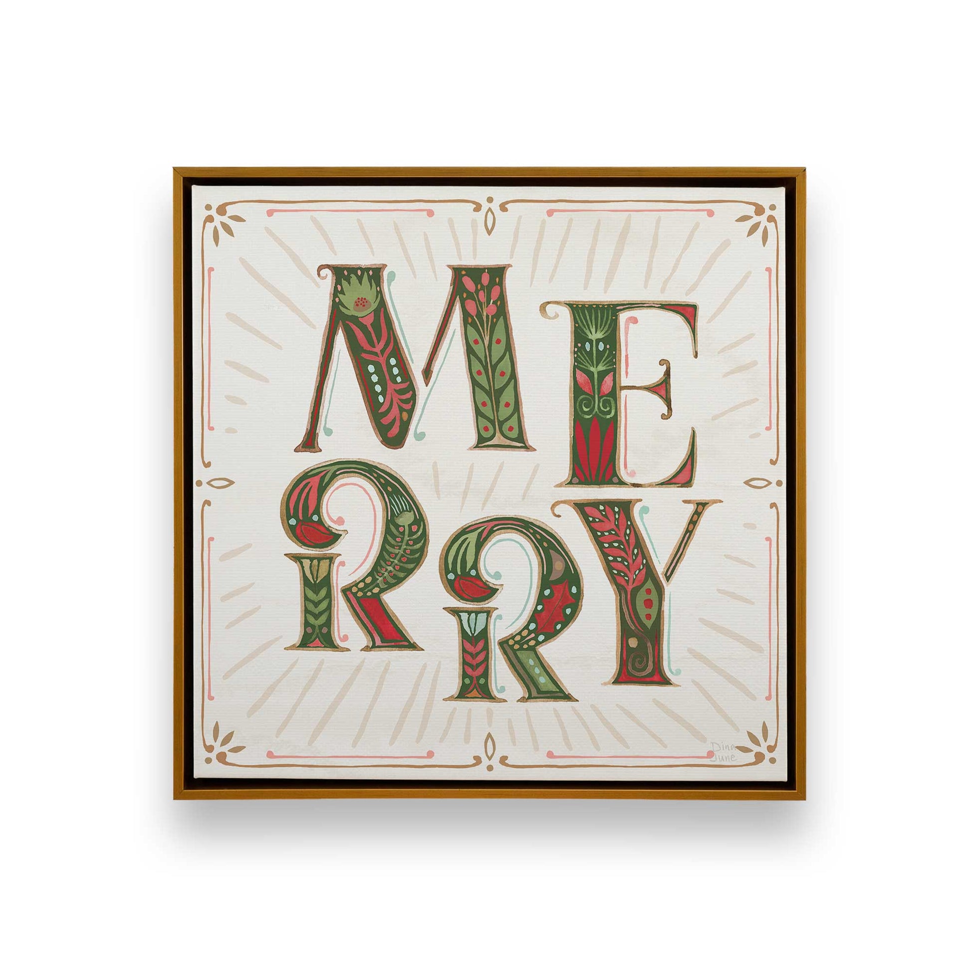 [Color:Polished Gold], Picture of art in a Polished Gold frame