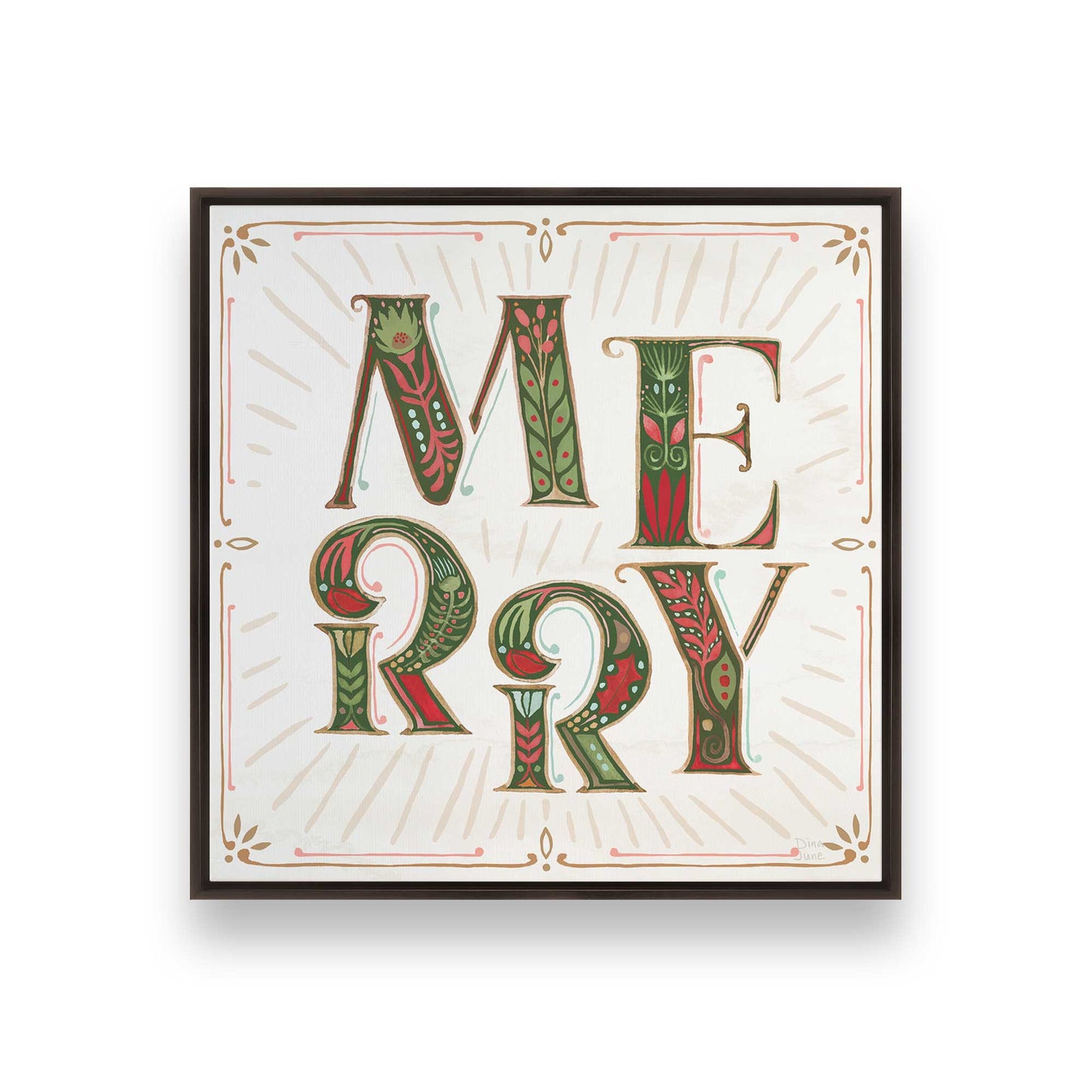 [Color:Espresso], Picture of art in a Espresso frame