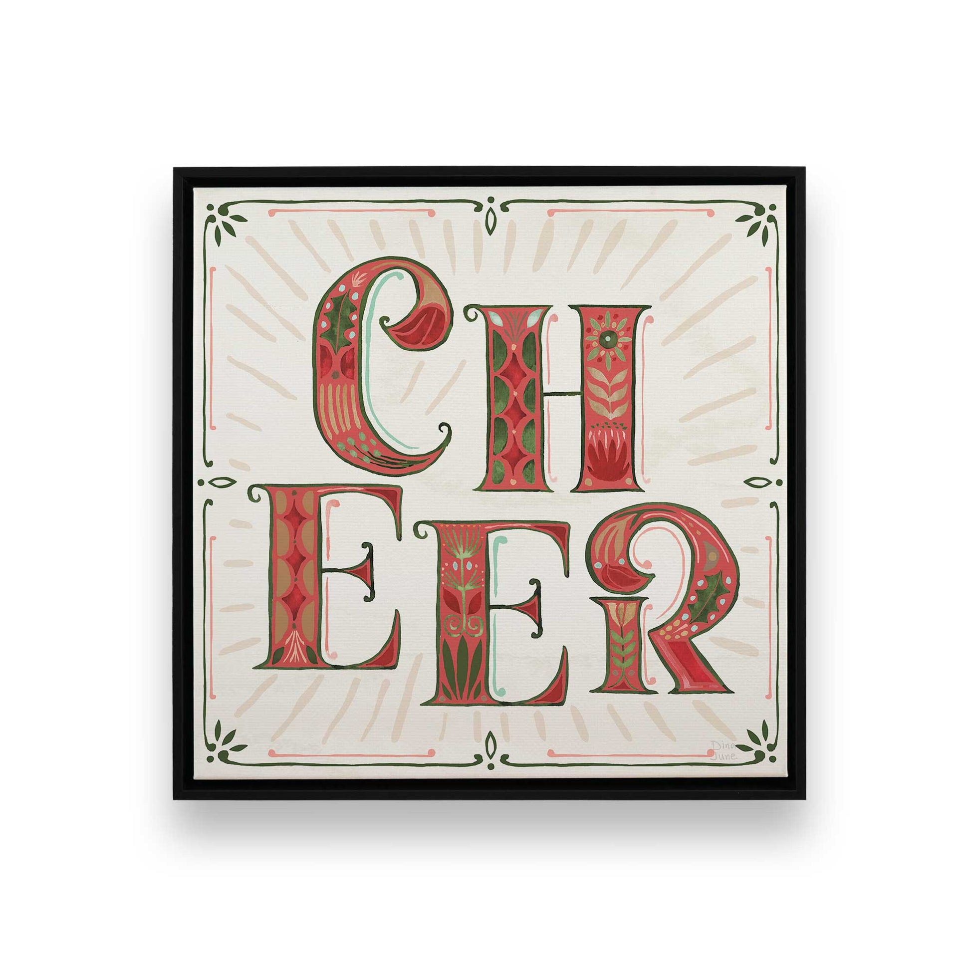 [Color:Satin Black], Picture of art in a Satin Black frame