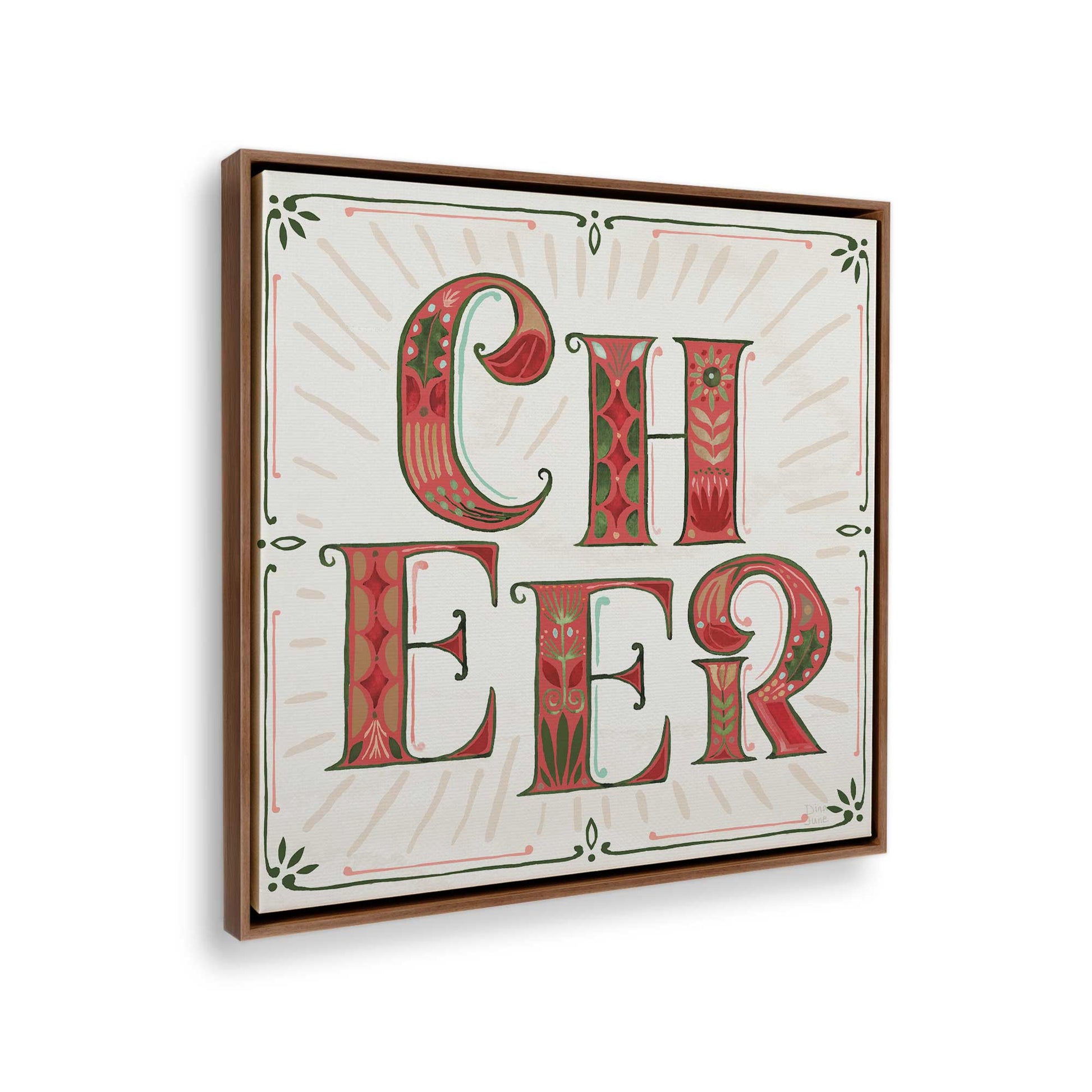 [Color:Walnut], Picture of the corner of the art