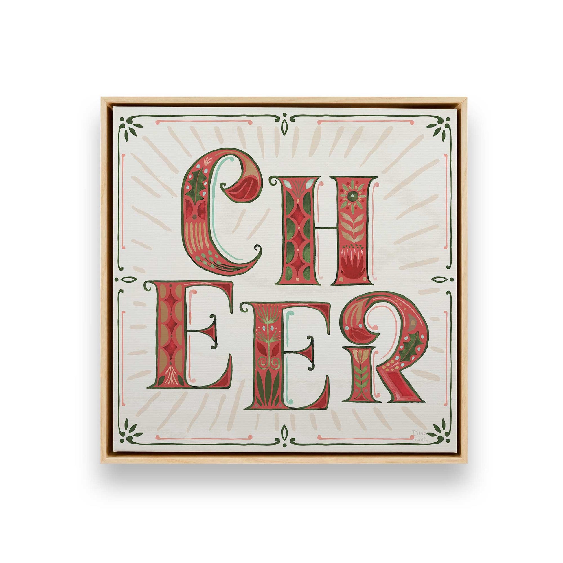 [Color:American Maple], Picture of art in an American Maple frame