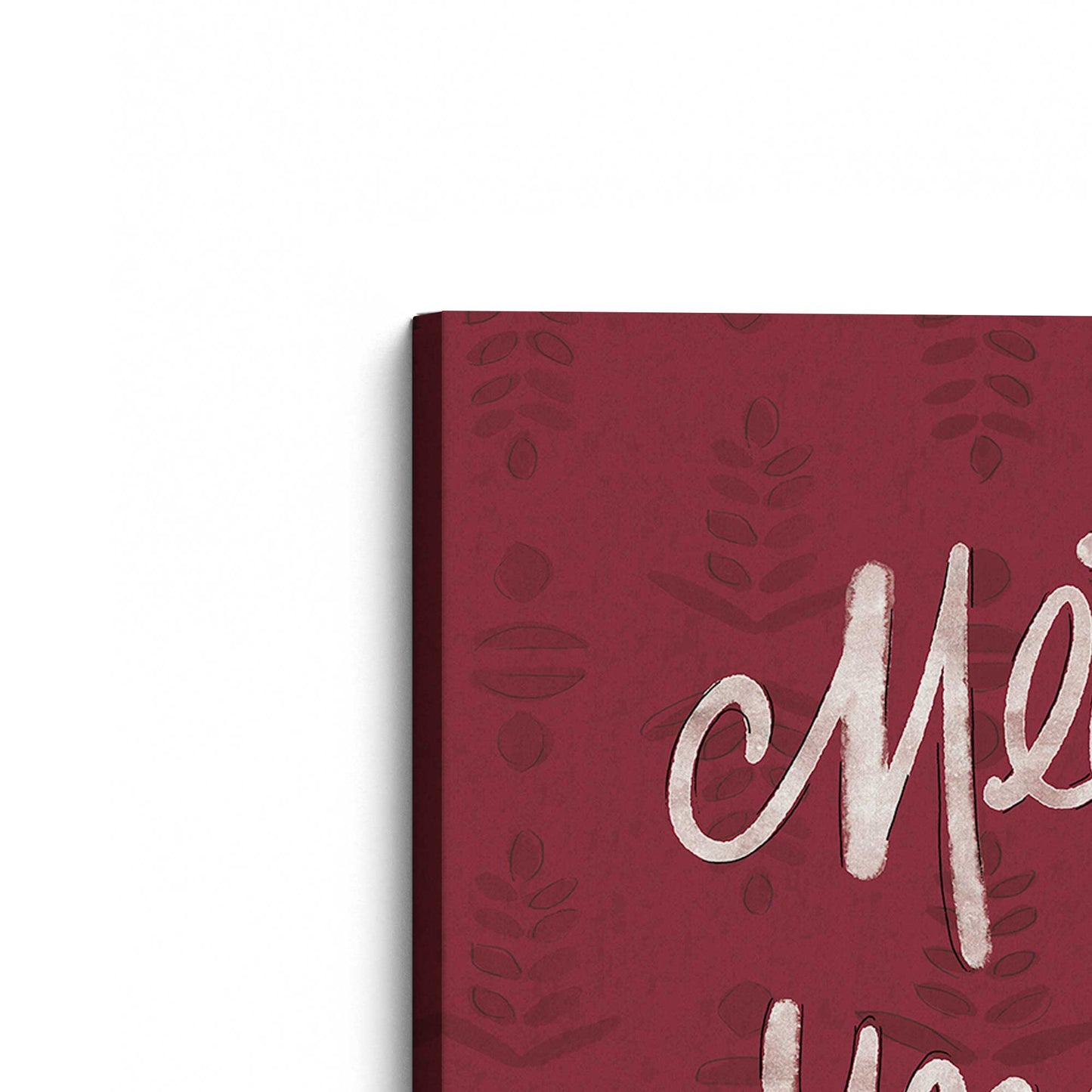 [Color:Stretched Canvas], Picture of the corner of the art