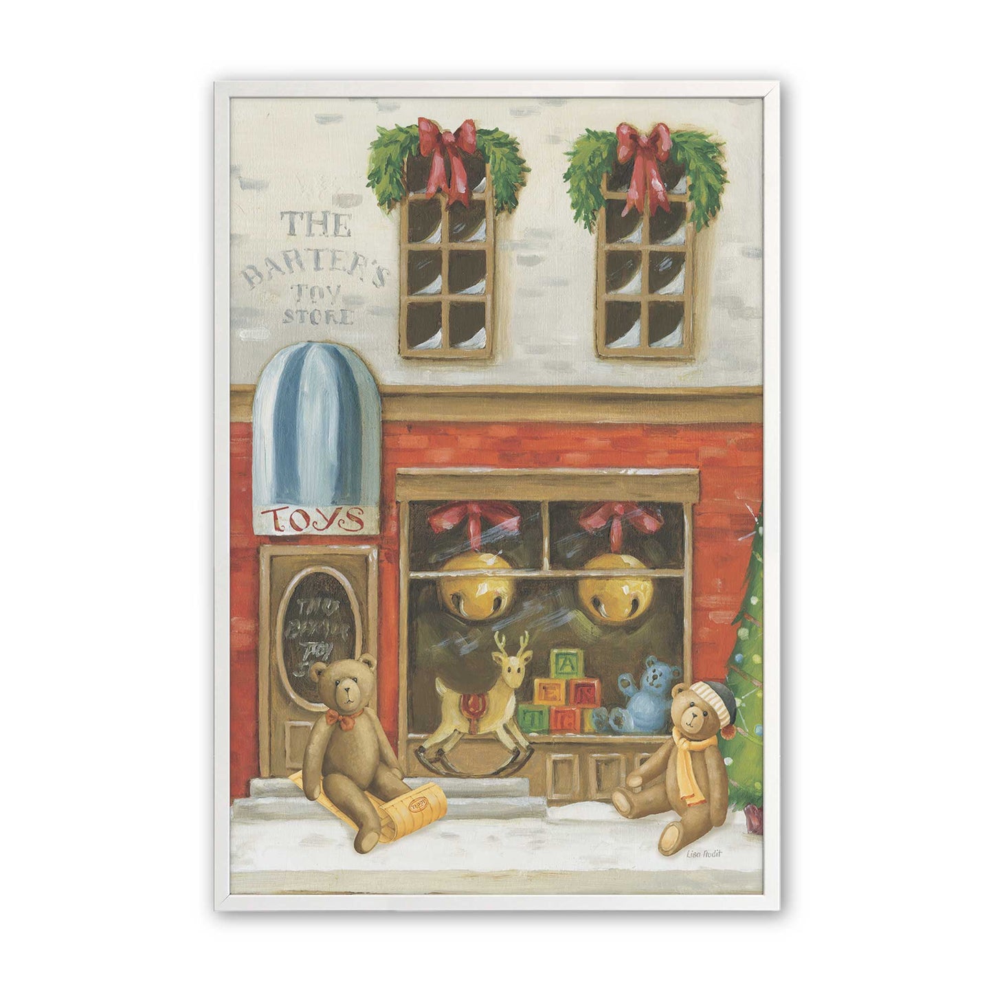 [Color:Opaque White], Picture of art in a Opaque White frame