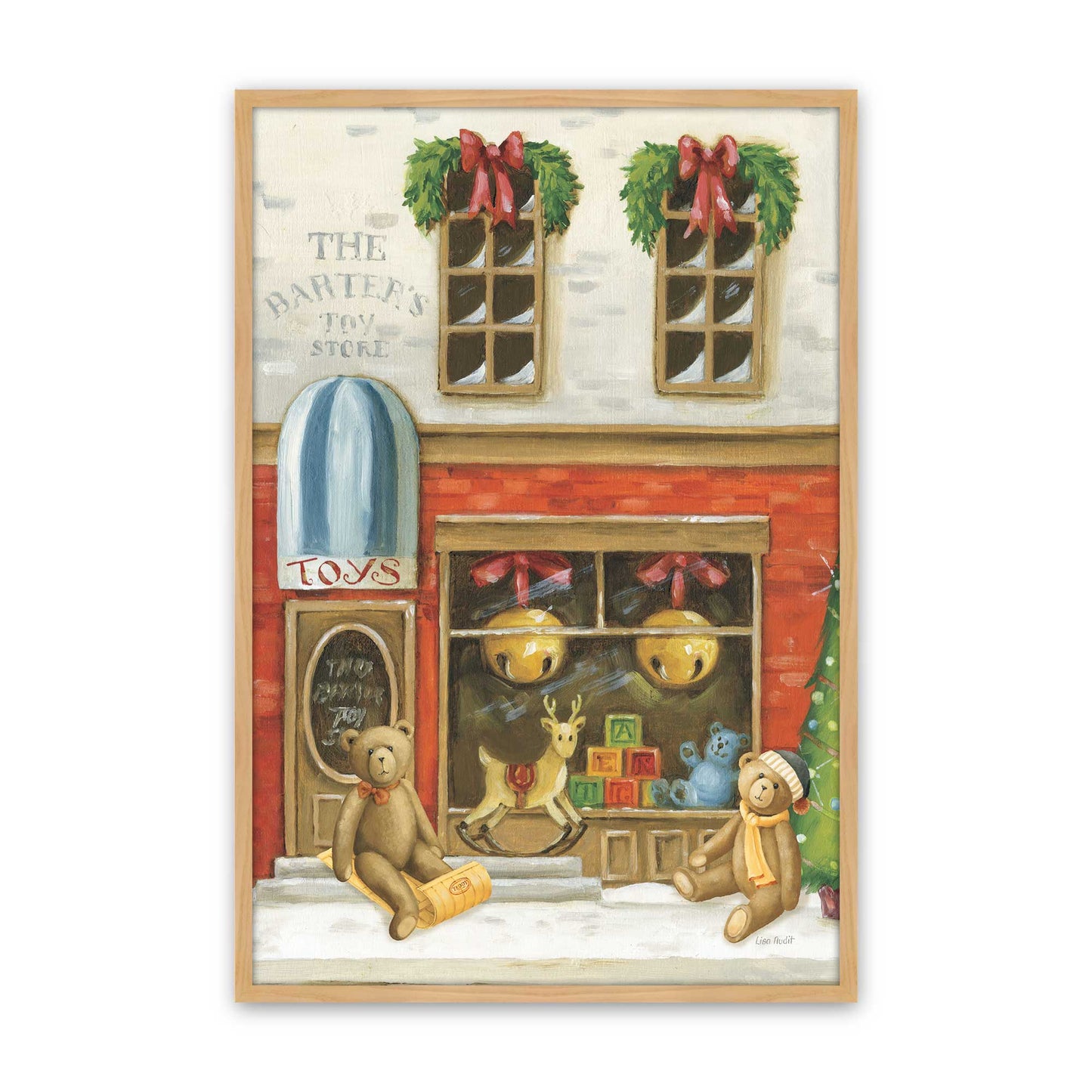 [Color:American Maple], Picture of art in a American Maple frame