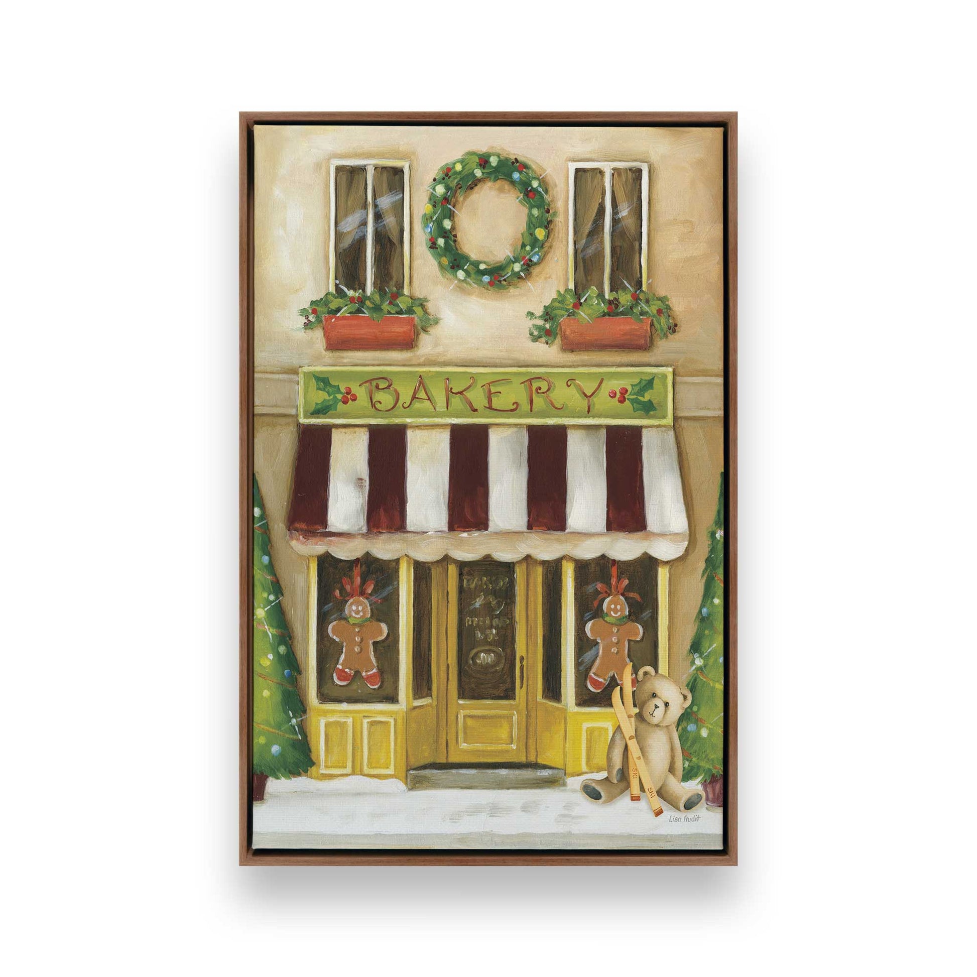 [Color:Walnut], Picture of art in a Walnut frame