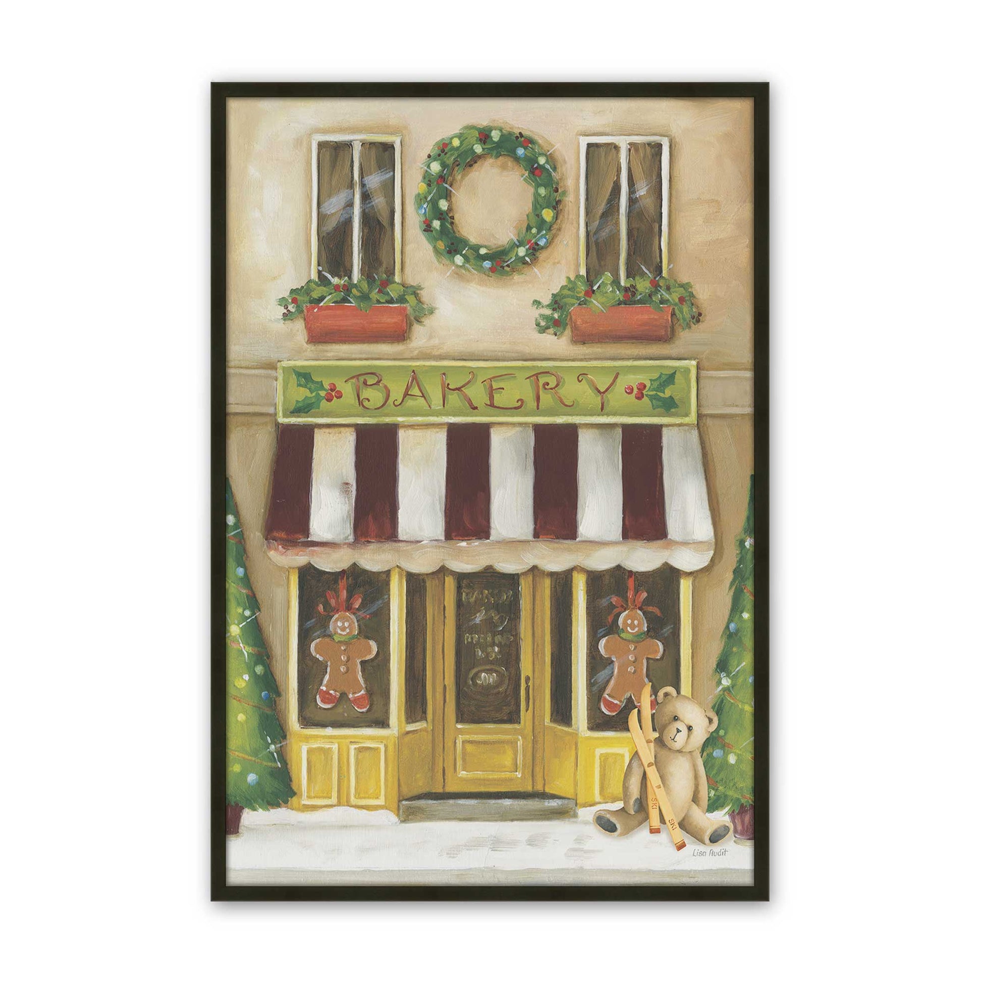 [Color:Satin Black], Picture of art in a Satin Black frame