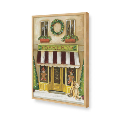 [Color:American Maple], Picture of art in a American Maple frame of the corner