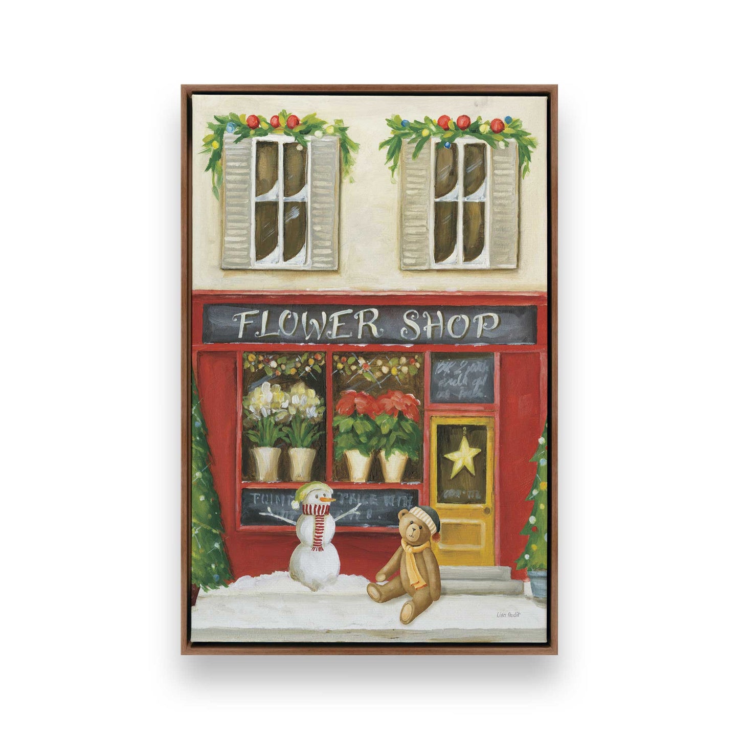 [Color:Walnut], Picture of art in a Walnut frame