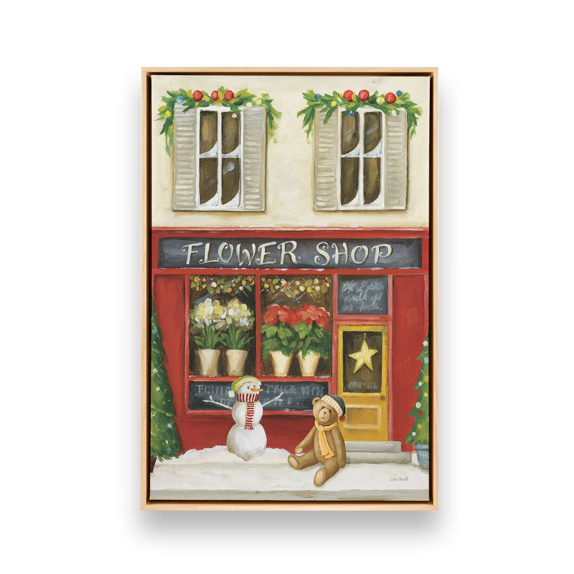 [Color:American Maple], Picture of art in a American Maple frame