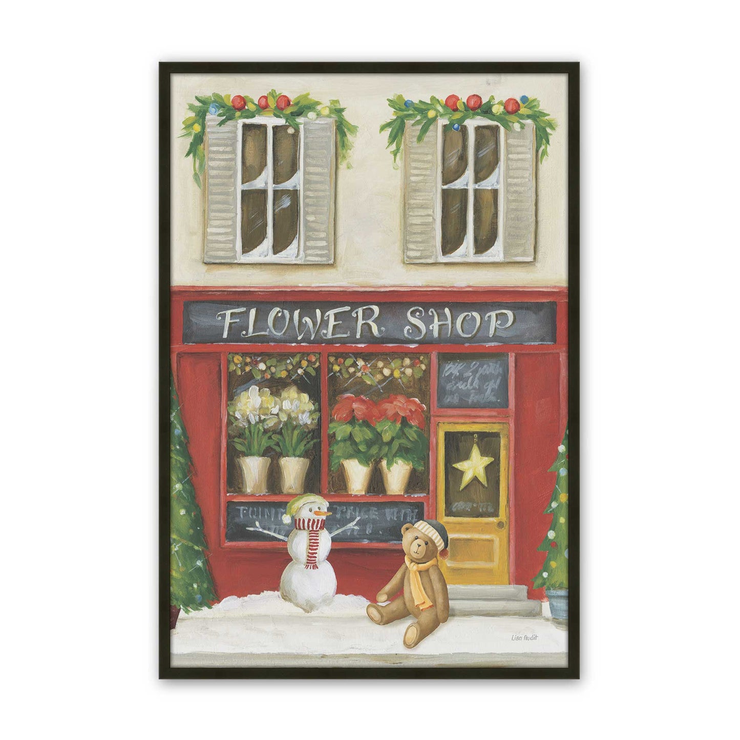 [Color:Satin Black], Picture of art in a Satin Black frame