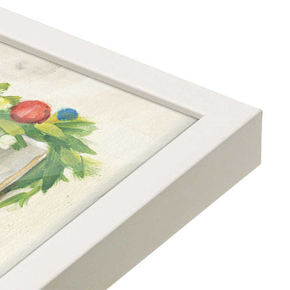 [Color:Opaque White], Picture of art in a Opaque White frame at an angle