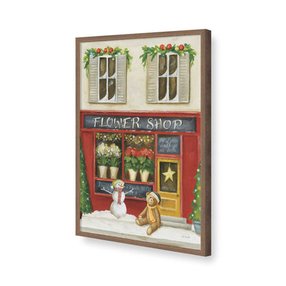 [Color:Walnut], Picture of art in a Walnut frame of the corner