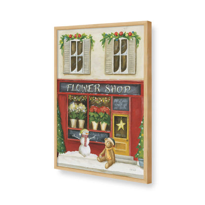 [Color:American Maple], Picture of art in a American Maple frame of the corner