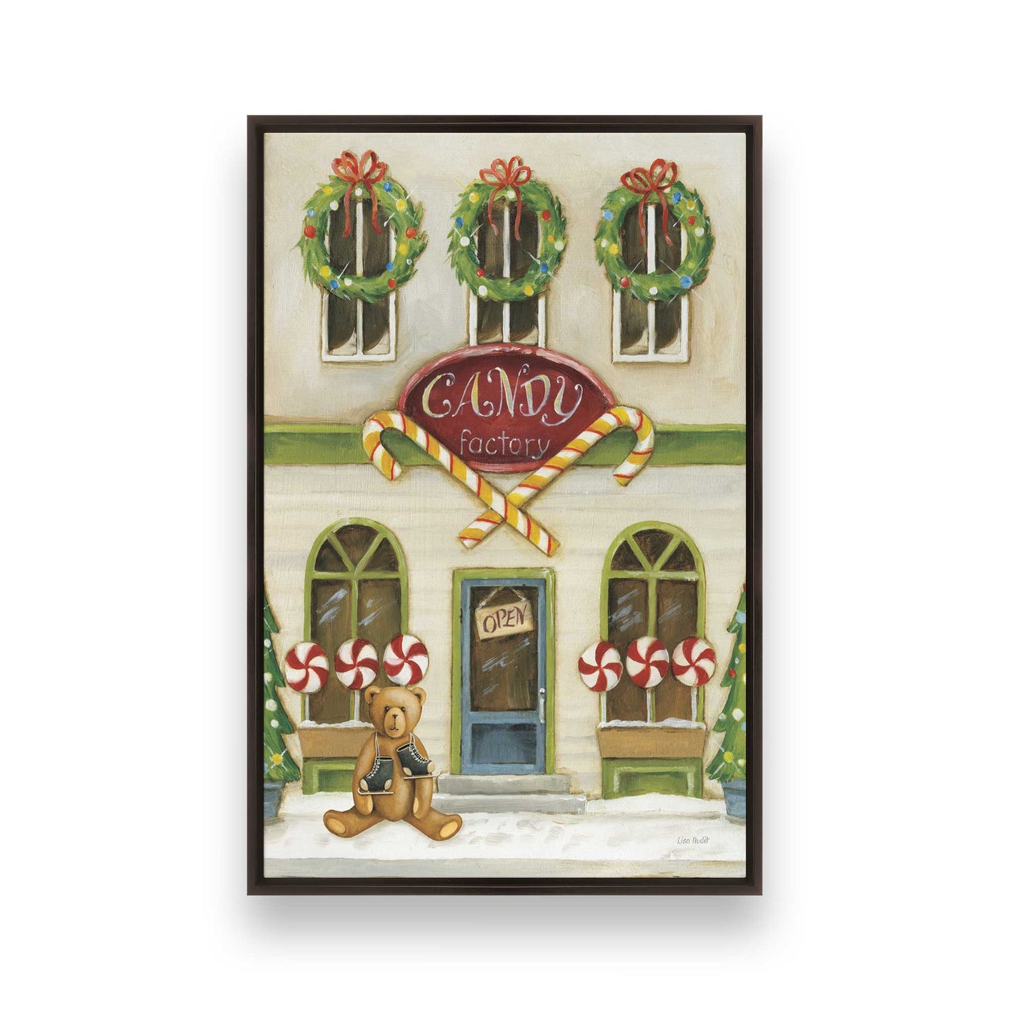 [Color:Espresso], Picture of art in a Espresso frame