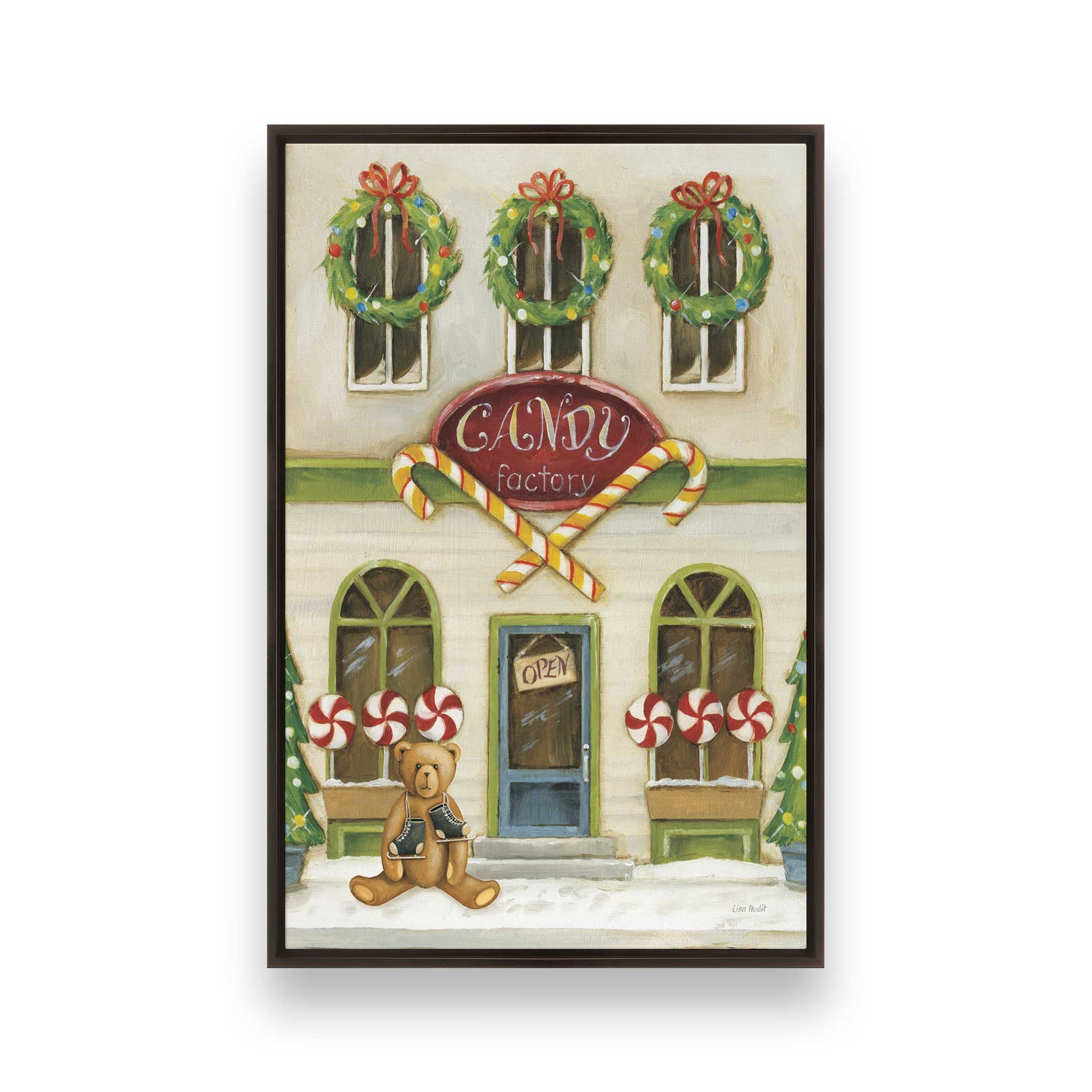 [Color:Espresso], Picture of art in a Espresso frame