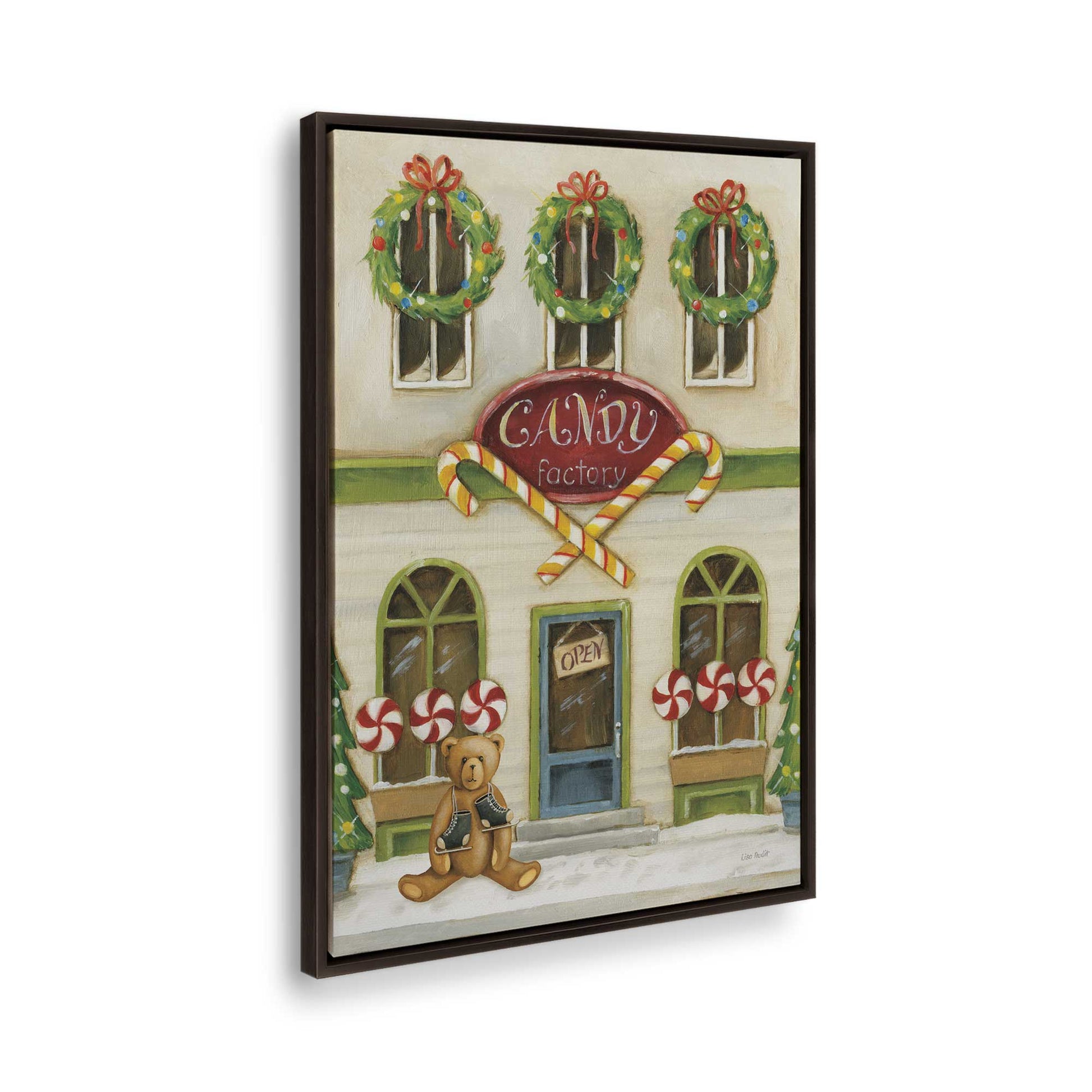 [Color:Espresso], Picture of the corner of the art