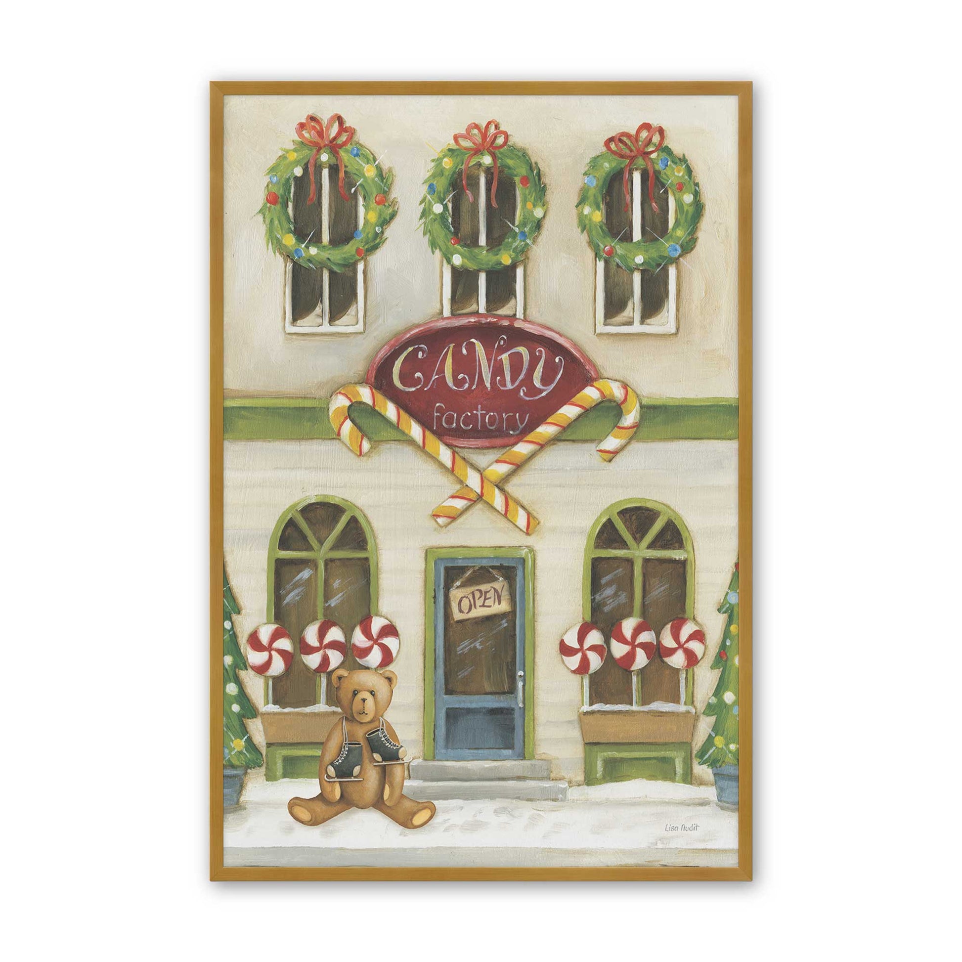 [Color:Polished Gold], Picture of art in a Polished Gold frame