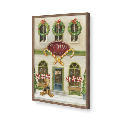 [Color:Walnut], Picture of art in a Walnut frame of the corner