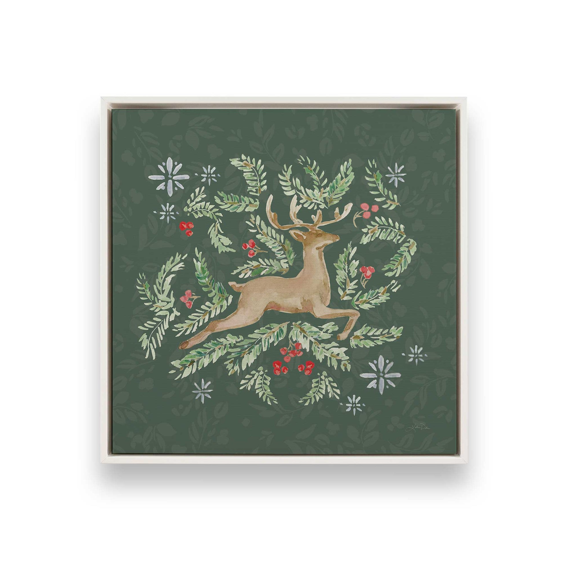 [Color:Opaque White], Picture of art in a White frame