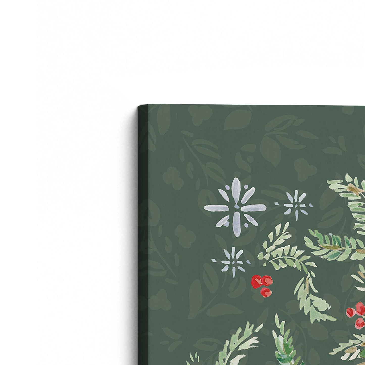 [Color:Stretched Canvas], Picture of the corner of the art