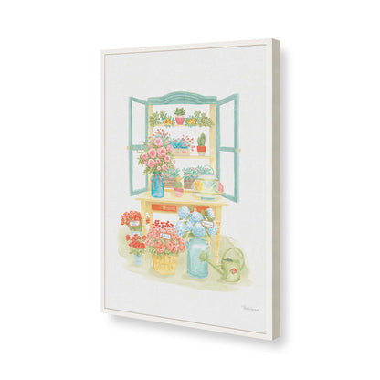 [Color:Opaque White], Picture of art in a Opaque White frame of the corner