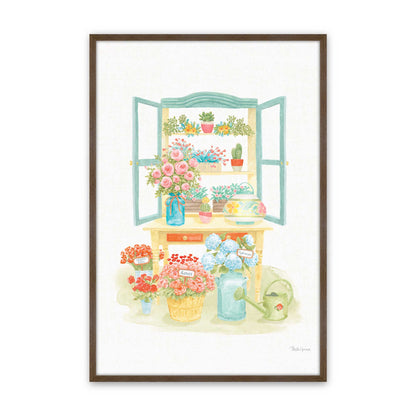 [Color:Walnut], Picture of art in a Walnut frame