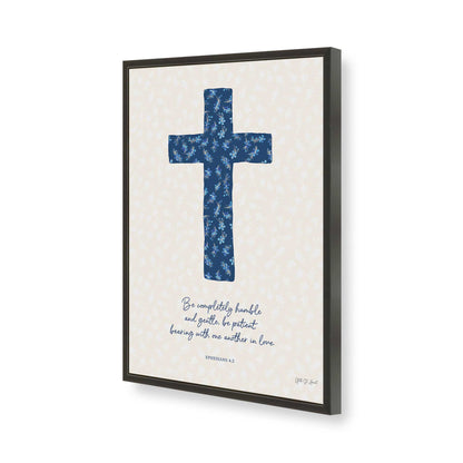 [Color:Satin Black], Picture of art in a Satin Black frame of the corner