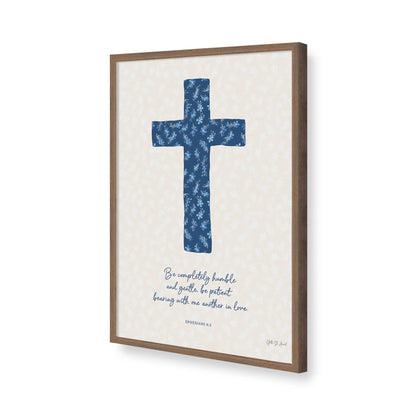 [Color:Walnut], Picture of art in a Walnut frame of the corner