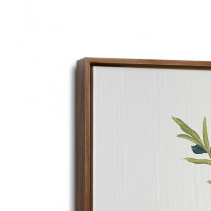 [Color:Walnut], Picture of art in a Walnut frame at an angle