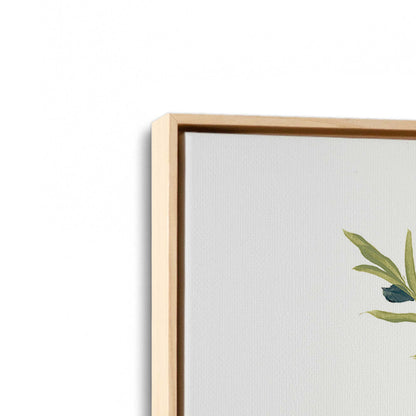 [Color:American Maple], Picture of art in a American Maple frame at an angle