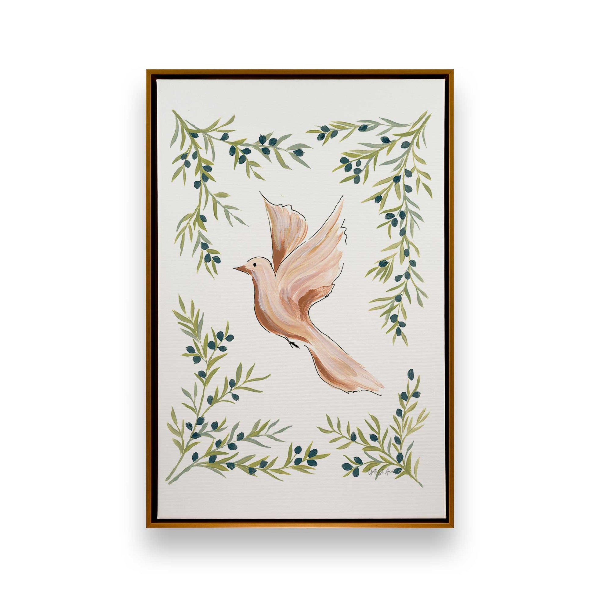 [Color:Polished Gold], Picture of art in a Polished Gold frame