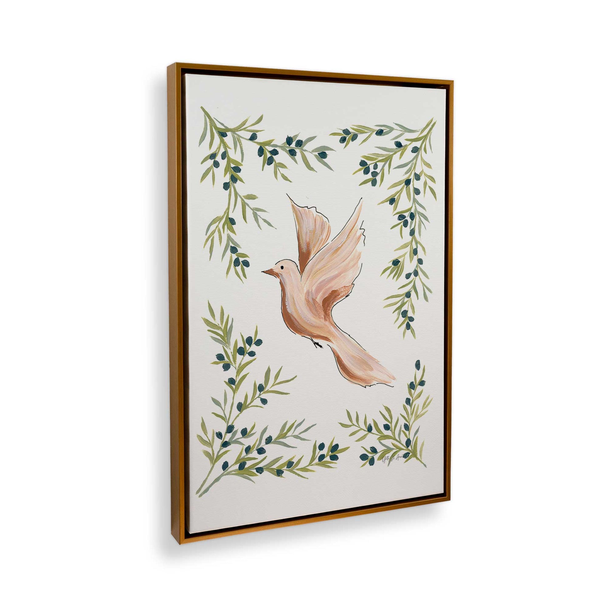 [Color:Polished Gold], Picture of the corner of the art