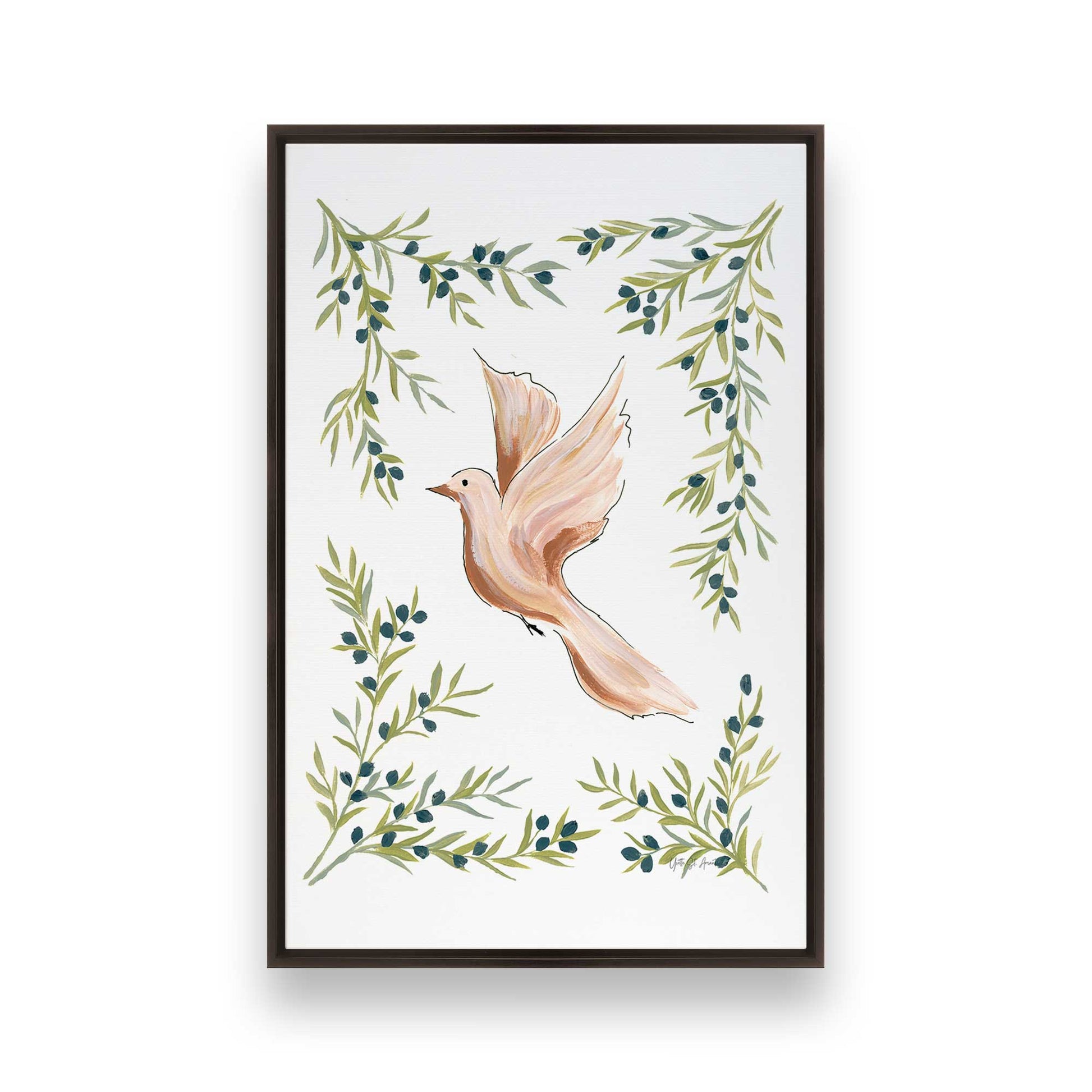 [Color:Espresso], Picture of art in a Espresso frame