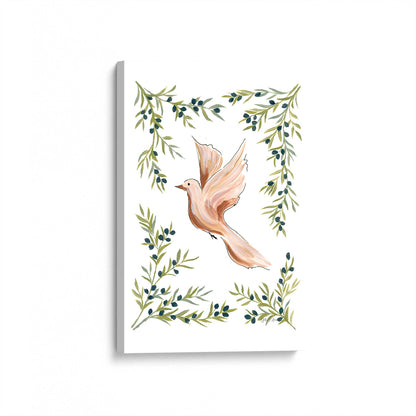 [Color:Stretched Canvas], Picture of art at an angle