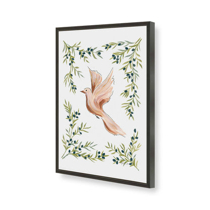 [Color:Satin Black], Picture of art in a Satin Black frame of the corner