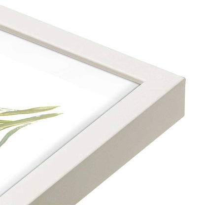 [Color:Opaque White], Picture of art in a Opaque White frame at an angle