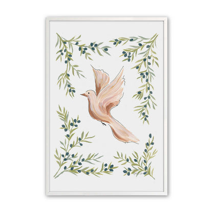 [Color:Opaque White], Picture of art in a Opaque White frame