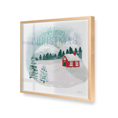 [Color:Raw Maple], Picture of art in a Raw Maple frame at an angle