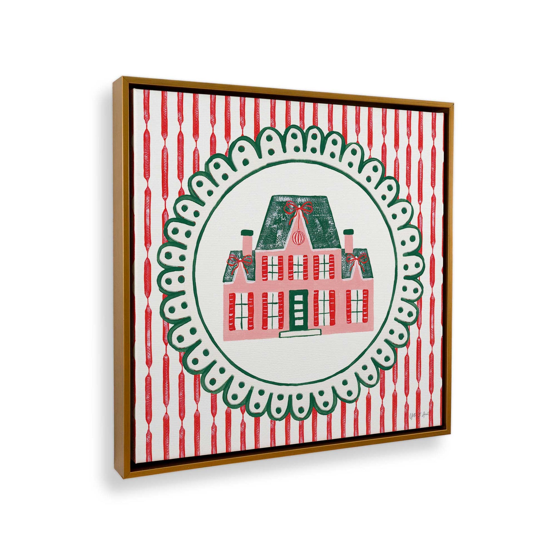 [Color:Polished Gold], Picture of the corner of the art