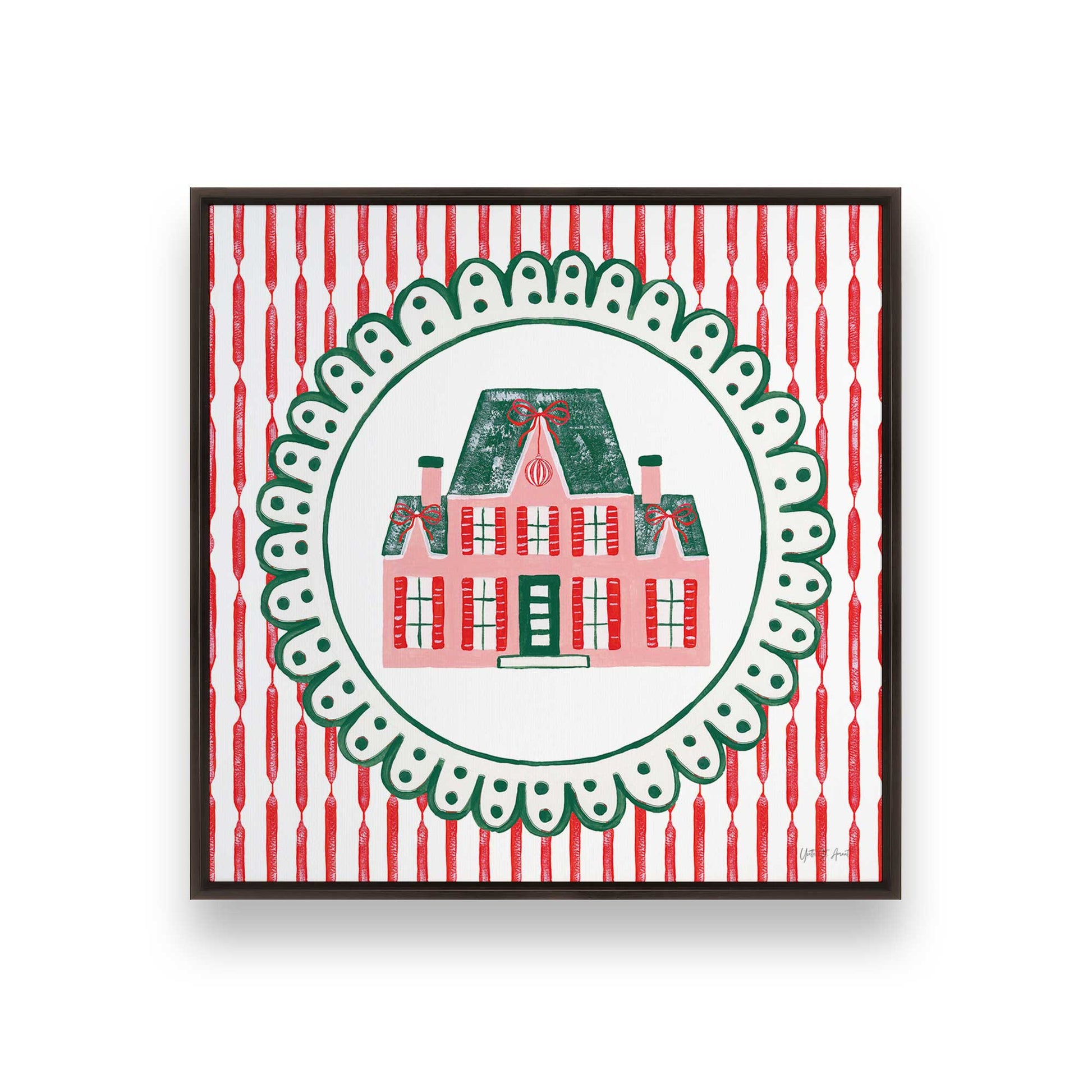 [Color:Espresso], Picture of art in an Espresso frame