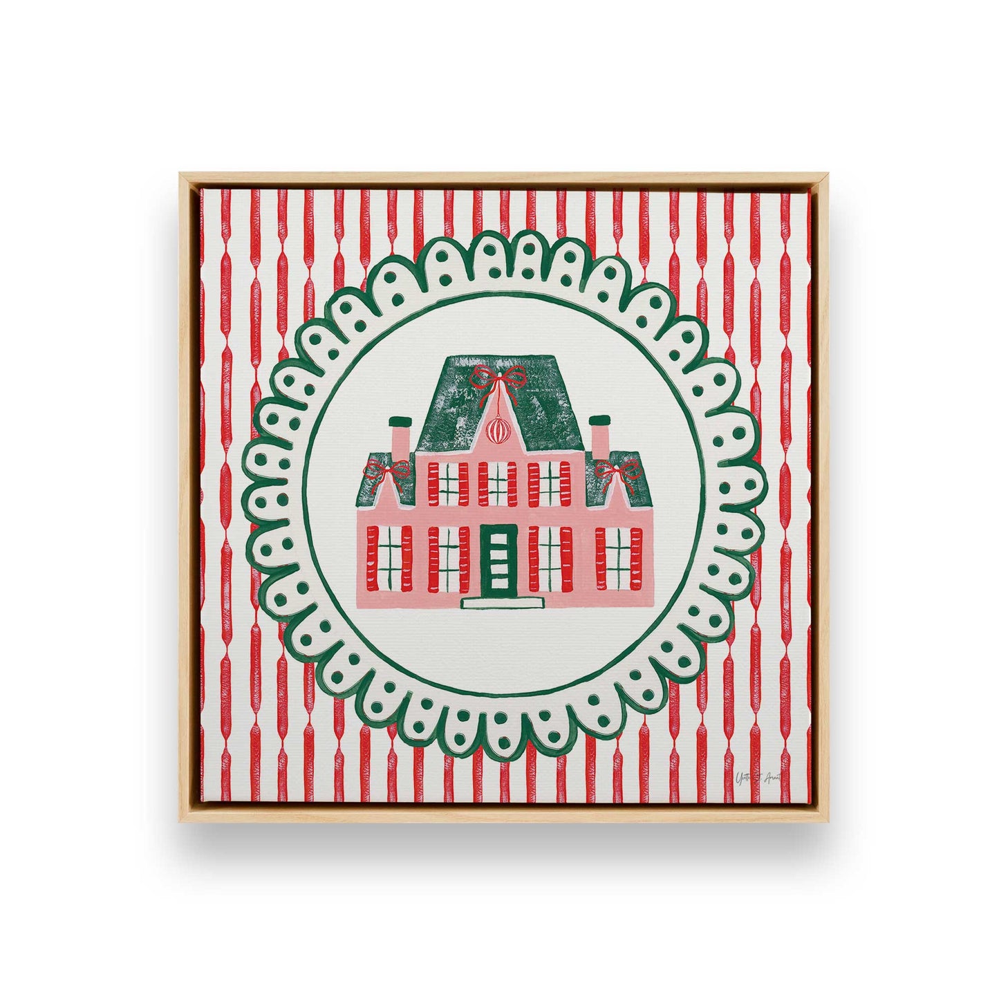 [Color:American Maple], Picture of art in a American Maple frame