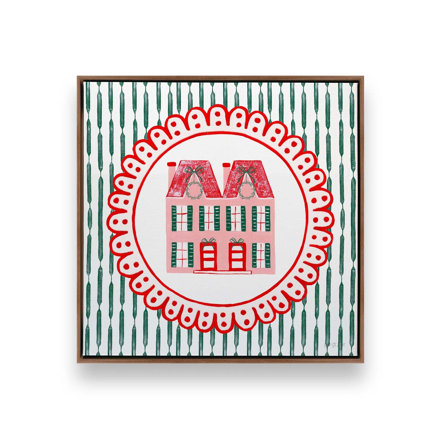 [Color:Walnut], Picture of art in a Walnut frame