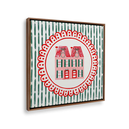 [Color:Walnut], Picture of the corner of the art