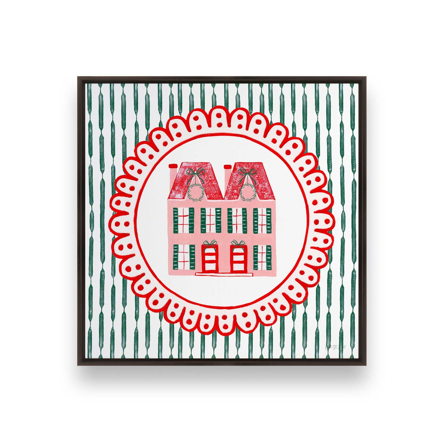 [Color:Espresso], Picture of art in a Espresso frame