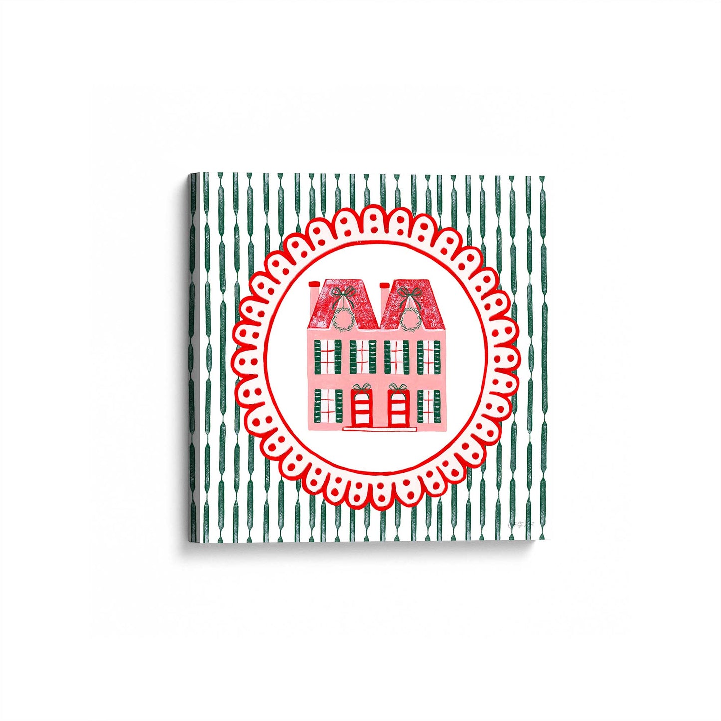 [Color:Stretched Canvas], Picture of art at an angle