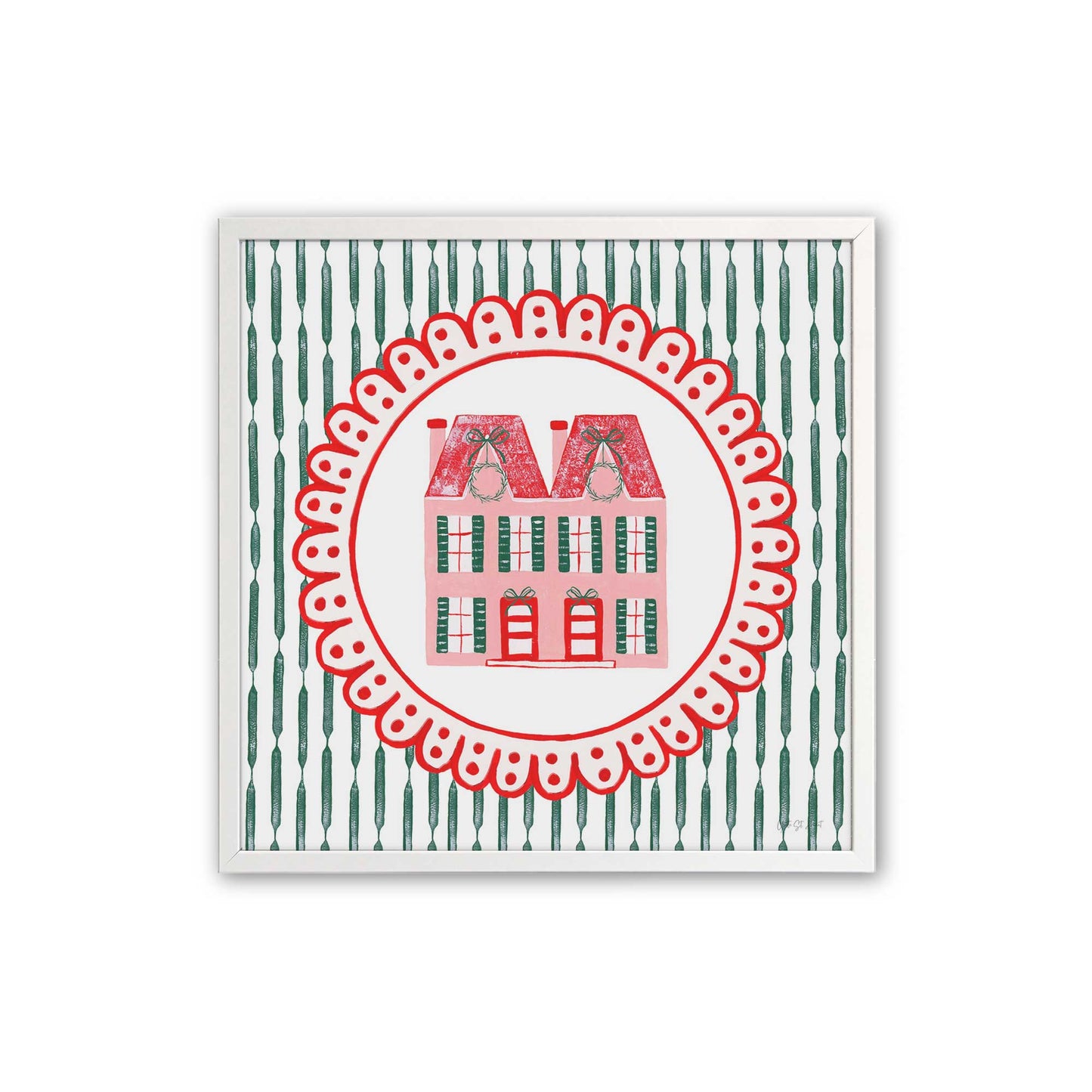 [Color:Opaque White], Picture of art in a Opaque White frame