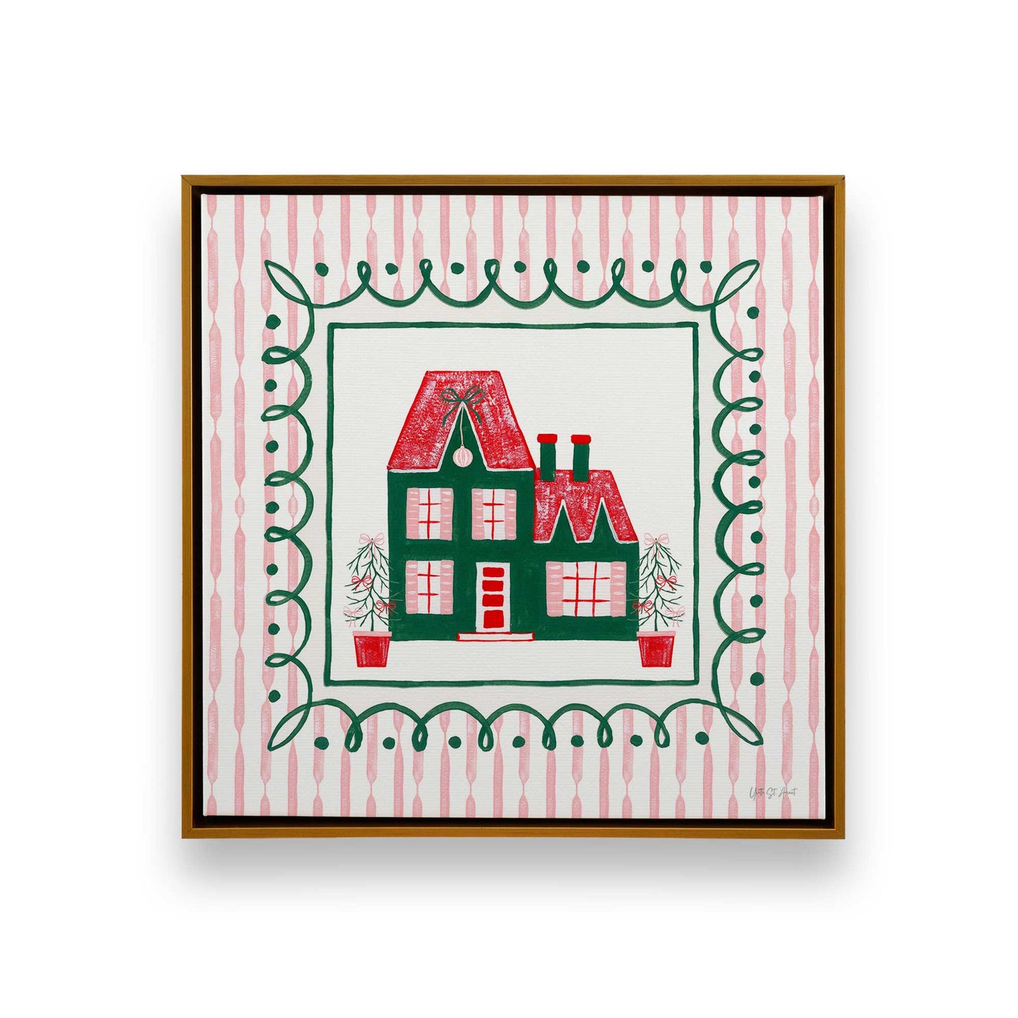 [Color:Polished Gold], Picture of art in a Polished Gold frame