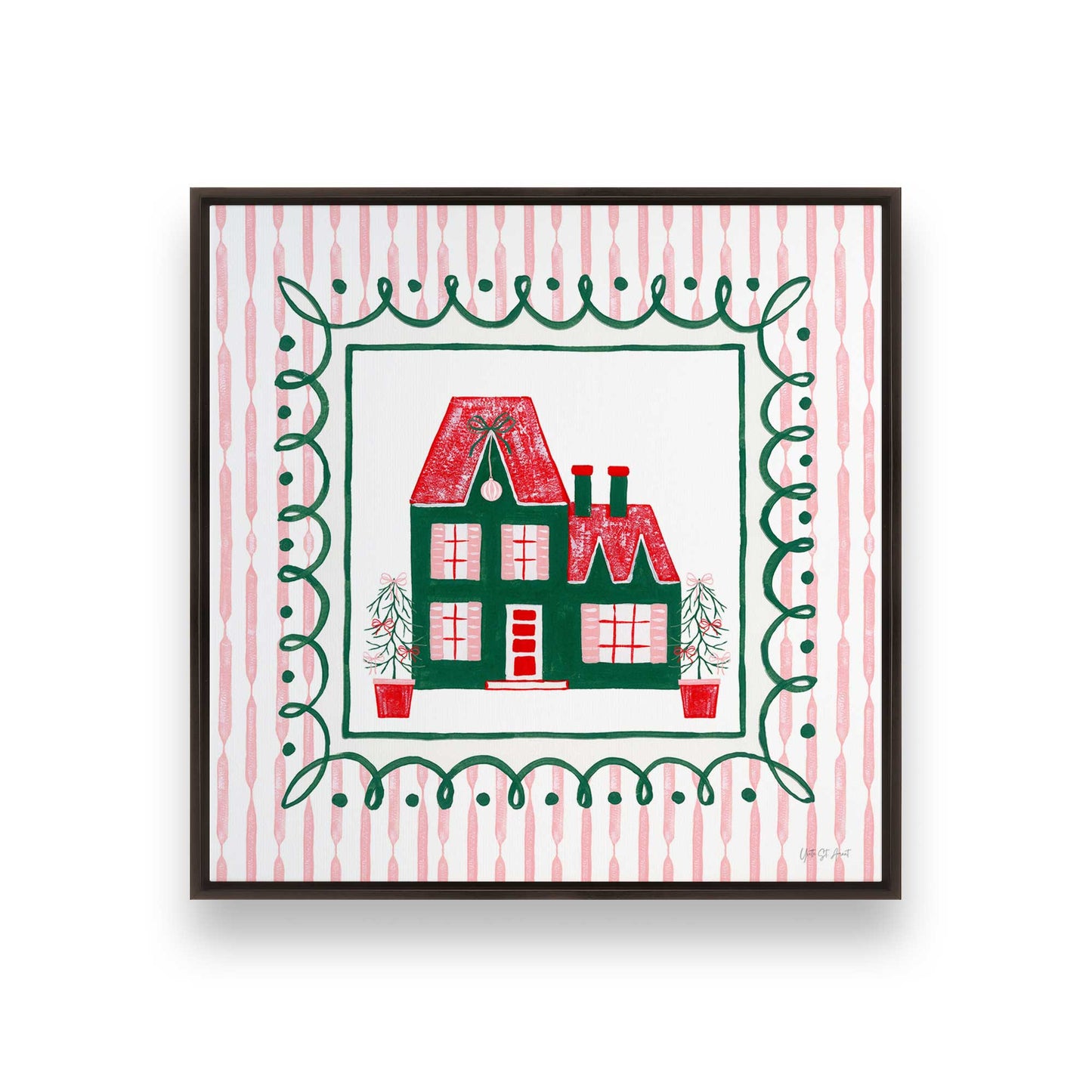 [Color:Espresso], Picture of art in an Espresso frame