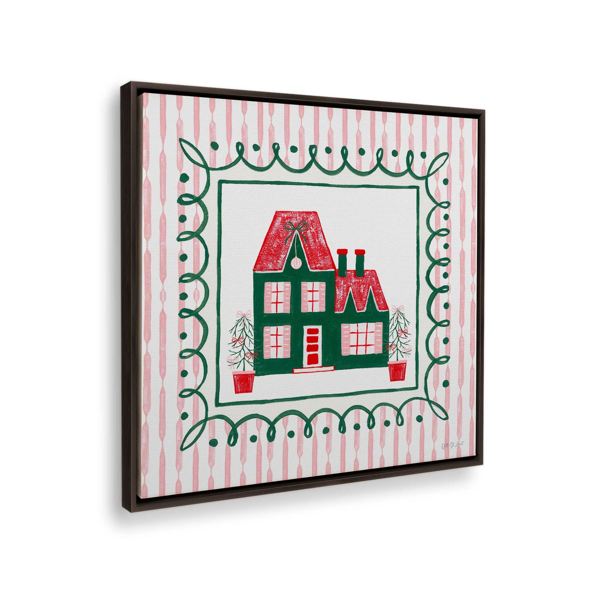 [Color:Espresso], Picture of the corner of the art