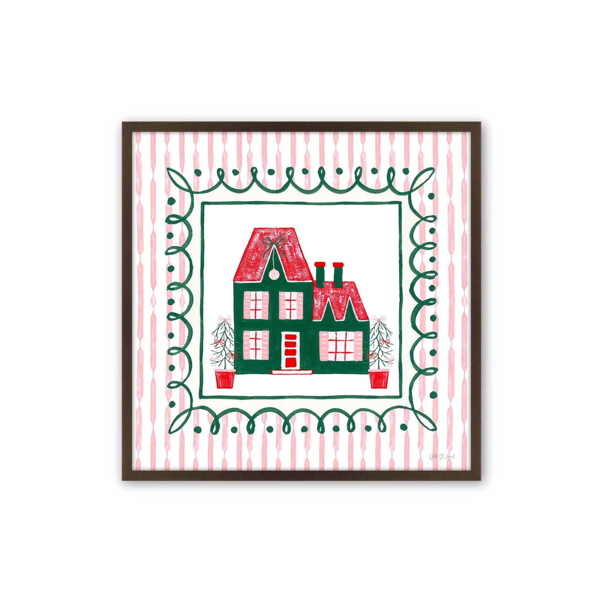 [Color:Belvinder Brown], Picture of art in a Belvinder Brown frame